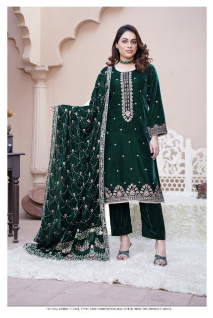 RUSTUM 3PC Embroidered